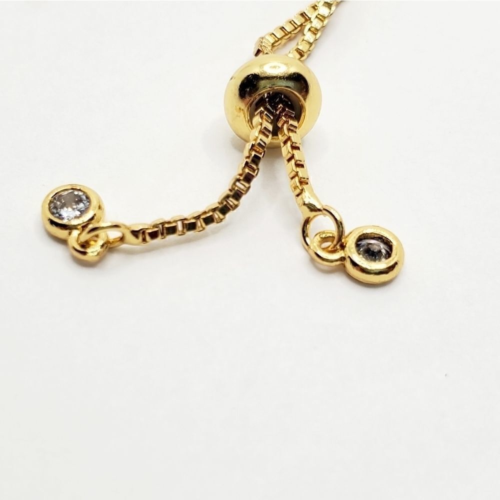 Hand Crafted Evil Eye Adjustable Slider Bracelet - Picture 7 of 14